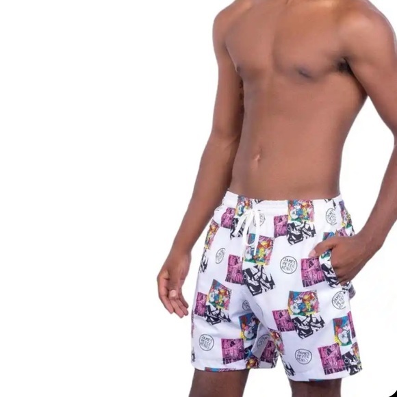 SWIMINISTA X JAMES PETER HENRY Other - SWIMINISTA X JAMES PETER HENRY GRAPHIC ART TOSS LIMITED EDITION SWIM TRUNK SZ M